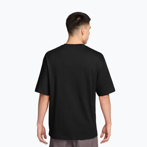 Men's T-shirt  Jordan black/gym red