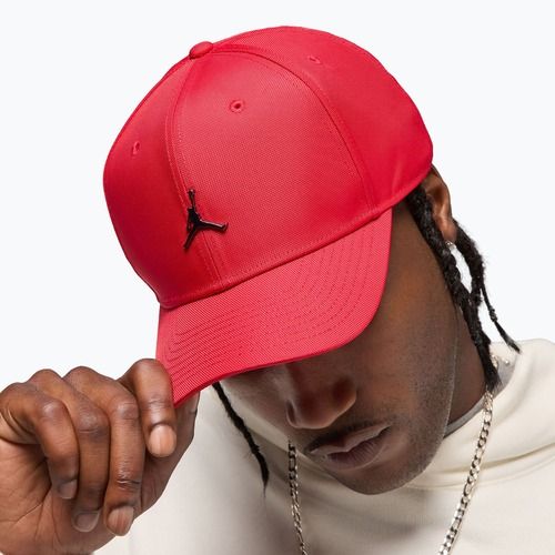 Baseball cap  Jordan Rise Structured Metal Jumpman gym red/r511