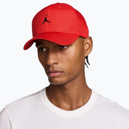 Baseball cap Nike Jordan Rise Structured Metal Jumpman chile red/r511