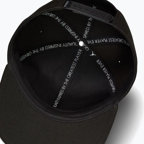 Baseball cap Nike Jordan Rise Structured Curved-Bill black/white