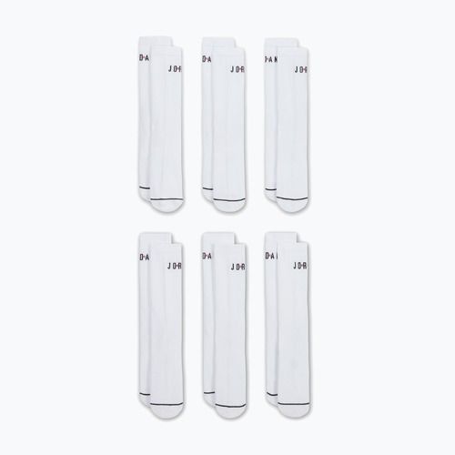 Socks  Jordan Everyday Crew 6 pairs white/gym red/black