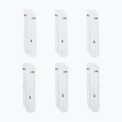 Socks Nike Jordan Everyday Crew 6 pairs white/gym red/black