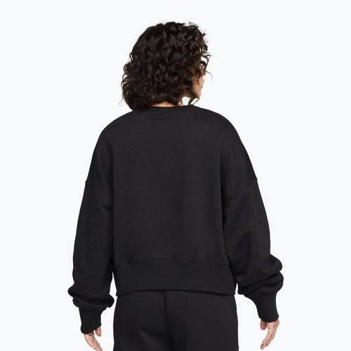 Women's sweatshirt Nike Sportswear Phoenix Fleece Oversized black/sail