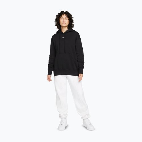 Women's sweatshirt Nike Sportswear Phoenix Fleece Oversized black/sail