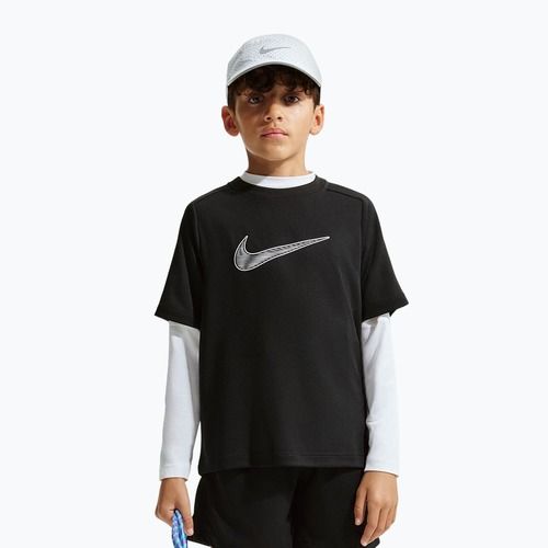 Children's T-shirt Nike Multi Dri-Fit black/white