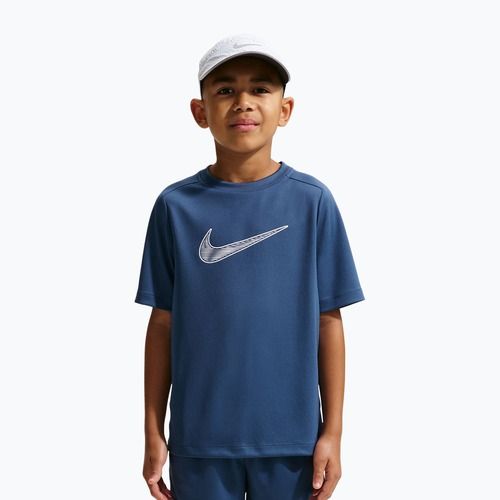 Children's T-shirt Nike Multi Dri-Fit mystic navy/white