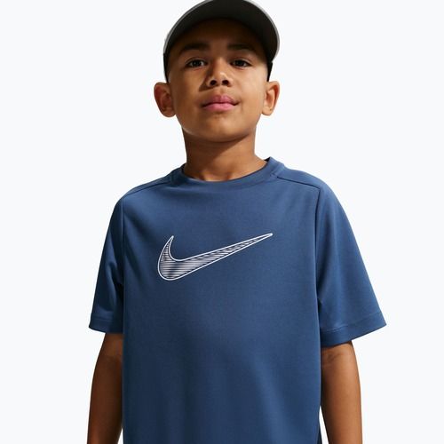 Children's T-shirt Nike Multi Dri-Fit mystic navy/white