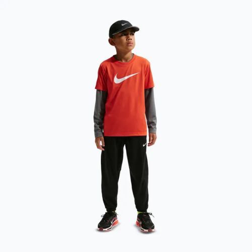 Children's trousers Nike Pro Dri-Fit black/smoke grey/white