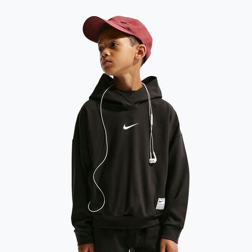 Children's sweatshirt Nike Pro Dri-Fit Pullover Hoodie black/white