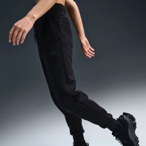 Women's trousers Nike Sportswear Tech Fleece Mid-Rise black/black