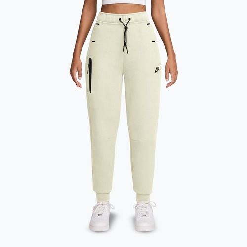 Women's trousers Nike Sportswear Tech Fleece Mid-Rise sail/black