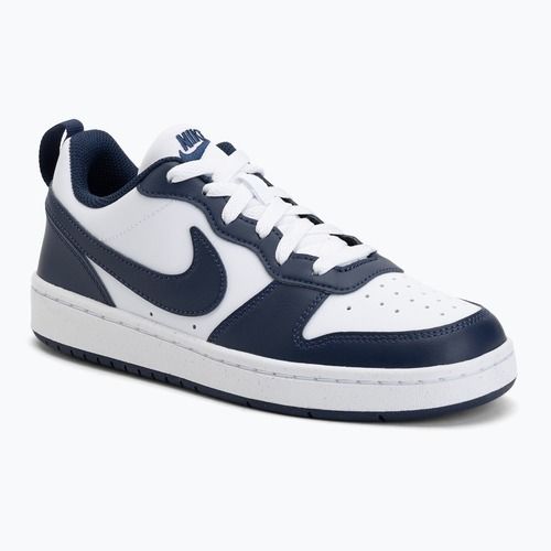 Children's shoes Nike Court Borough Low Next Bloom white/white/midnight navy