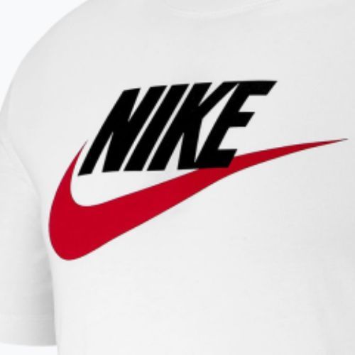 Men's T-shirt Nike Sportswear white/black/university red