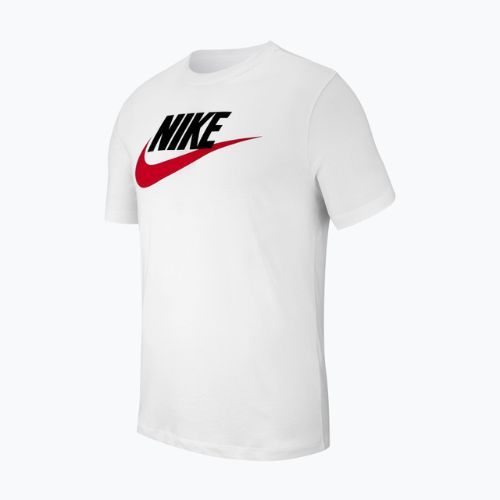 Men's T-shirt Nike Sportswear white/black/university red
