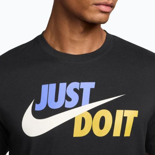 Men's T-shirt Nike Sportswear JDI black/sapphire/sail/saffron quartz