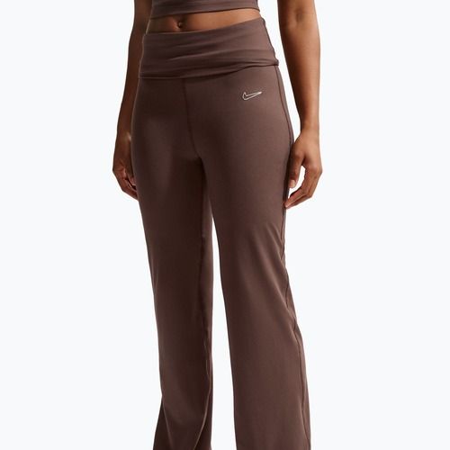 Women's trousers Nike Flared light chocolate