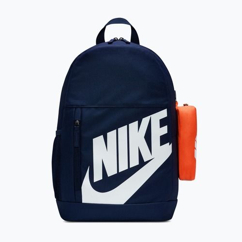 Children's urban backpack Nike Elemental Shoebox 20 l midnight navy/orange/white