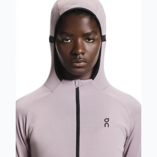 Women's running sweatshirt On Climate Zip Hoodie heron