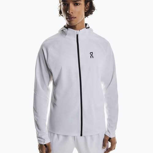 Men's running sweatshirt On Climate Zip Hoodie white