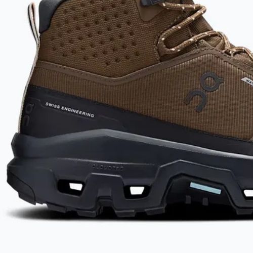 Men's hiking boots On Cloudrock Mid Waterproof earth/black