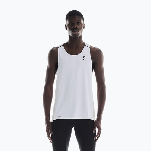 Men's running top On Performance Tank white/silver