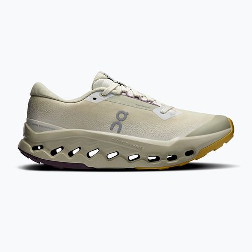 Women's running shoes On Cloudsurfer Trail 2 Waterproof ghost/chalk