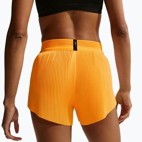 Women's running shorts Nike AeroSwift Dri-Fit ADV Mid-Rise 3" laser orange/black/white/black