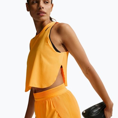 Women's running shorts Nike AeroSwift Dri-Fit ADV Mid-Rise 3" laser orange/black/white/black