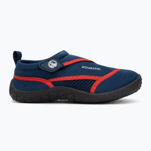 Children's water shoes AQUASTIC Nino navy blue/red