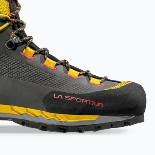 Men's mountaineering boots La Sportiva Trango Tech Leather GTX black/yellow