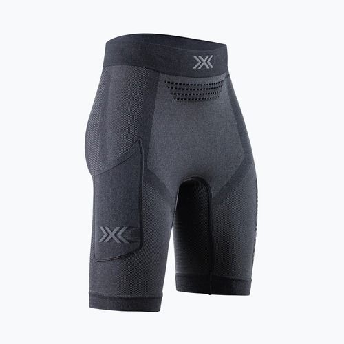 Women's running leggings X-Bionic Xceed Run Tights x black/rhino grey