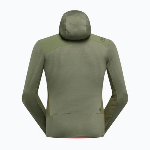 Men's fleece sweatshirt La Sportiva Aequilibrium Thermal Hoody cypress/mountain red