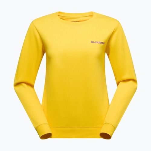 Women's sweatshirt La Sportiva Climbing On The Moon giallo/viola