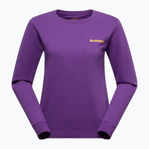 Women's sweatshirt La Sportiva Climbing On The Moon viola/giallo