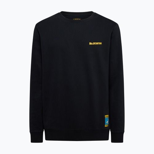 Men's sweatshirt La Sportiva Climbing On The Moon nero/giallo