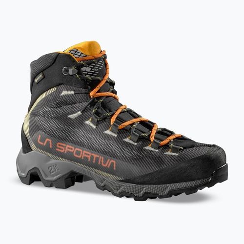 Men's trekking boots La Sportiva Aequalibrum Hike GTX carbon/papaya