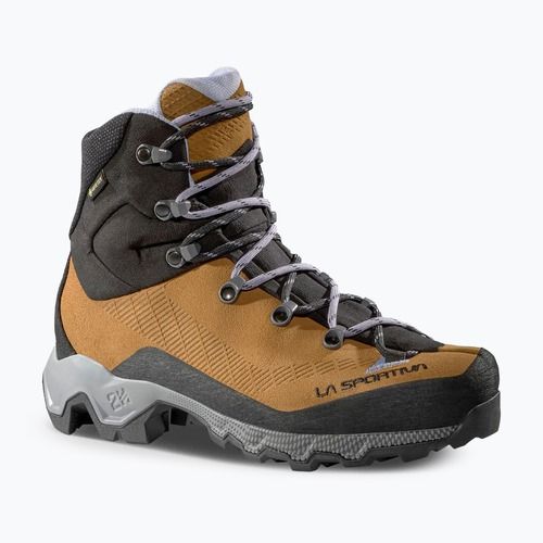 Women's mountaineering boots La Sportiva Aequalibrum Trek GTX coffee/stone