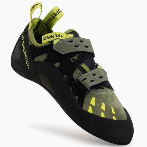 Men's climbing shoes La Sportiva Tarantula olive/neon