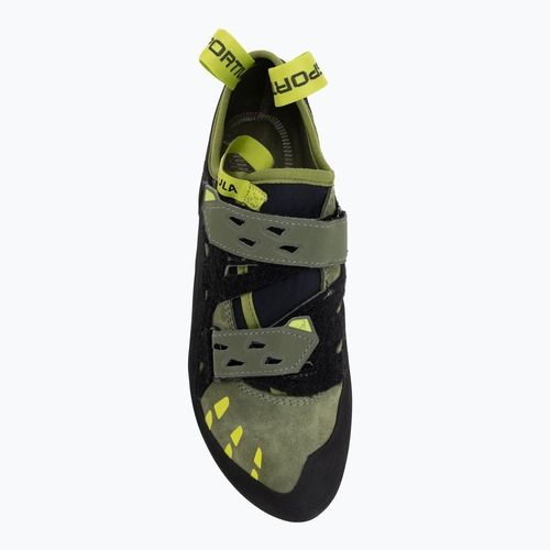 Men's climbing shoes La Sportiva Tarantula olive/neon
