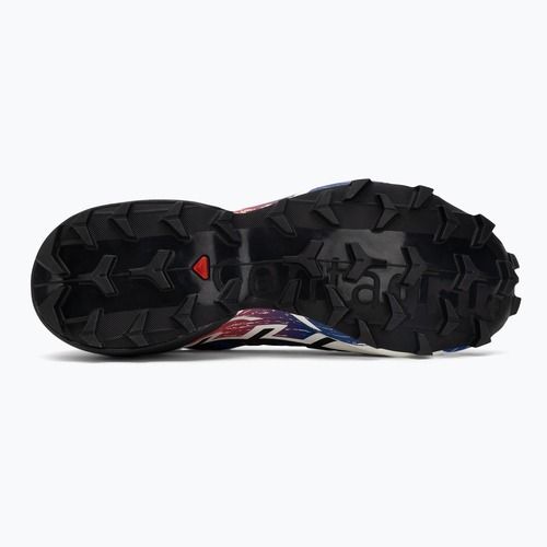 Running shoes Salomon Speedcross 6 GTX surf the web/fiery red/white