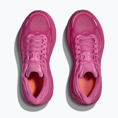Men's running shoes HOKA Bondi 9 crabapple/crabapple
