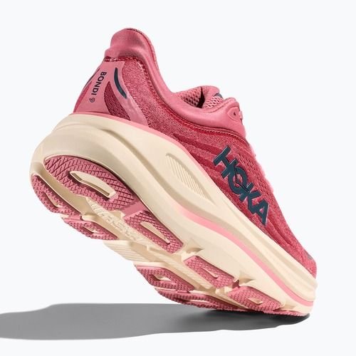 Women's running shoes HOKA Bondi 9 lingonberry/cranberry