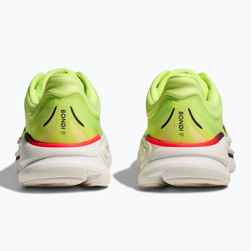 Men's running shoes HOKA Bondi 9 Wide neon yuzu/sunlight