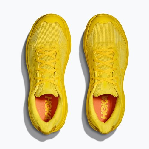 Men's running shoes HOKA Challenger 8 electric lemon/electric lemon