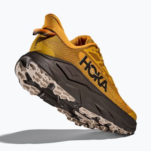 Men's running shoes HOKA Challenger 8 mustard seed/black