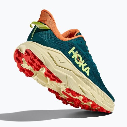 Women's running shoes HOKA Challenger 8 tidal wave/pampas grass