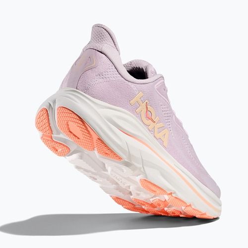 Women's running shoes HOKA Clifton 10 lilac cream/tangerine glow
