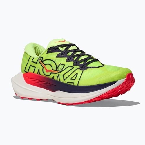 Men's running shoes HOKA Rocket X Trail neon Yuzu/neon flame