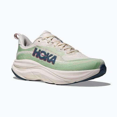 Women's running shoes HOKA Skyflow alabaster/vintage green