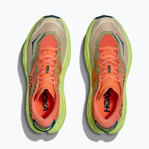 Women's running shoes HOKA Speedgoat 7 persimmon/neon yuzu